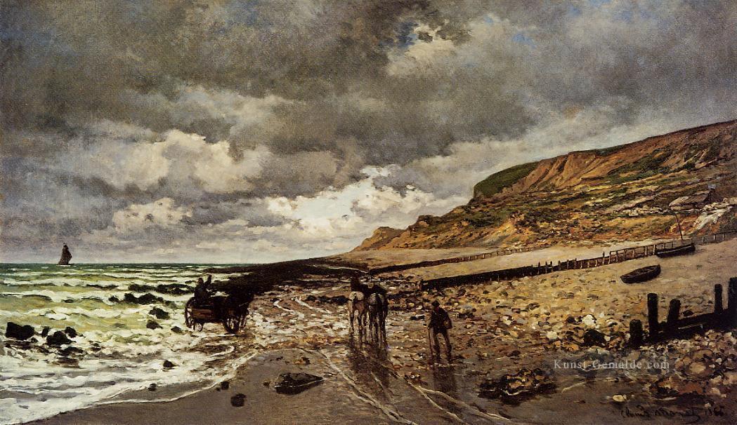 Die Pointe de la Heve bei Ebbe Claude Monet Ölgemälde